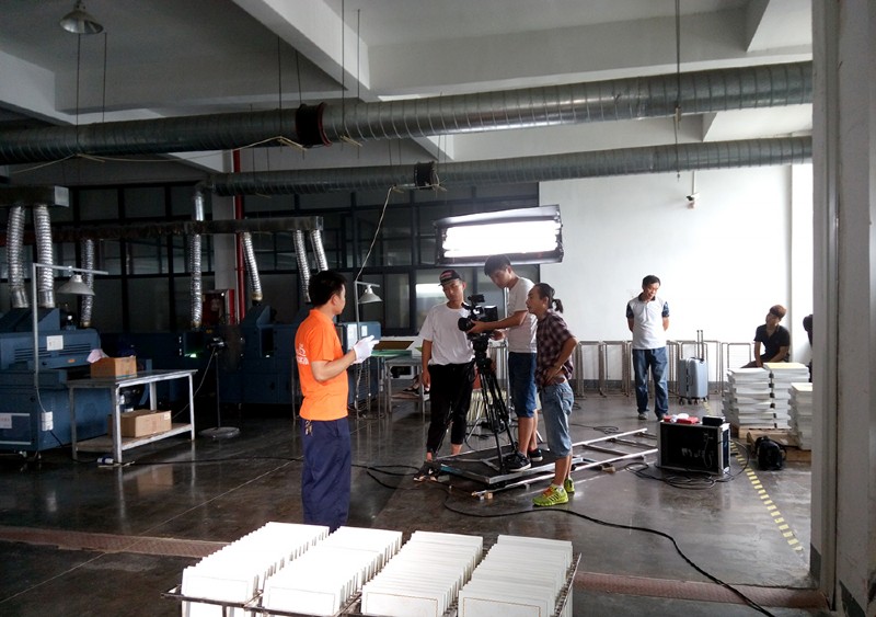 容聲集成吊頂宣傳片拍攝現(xiàn)場(chǎng)