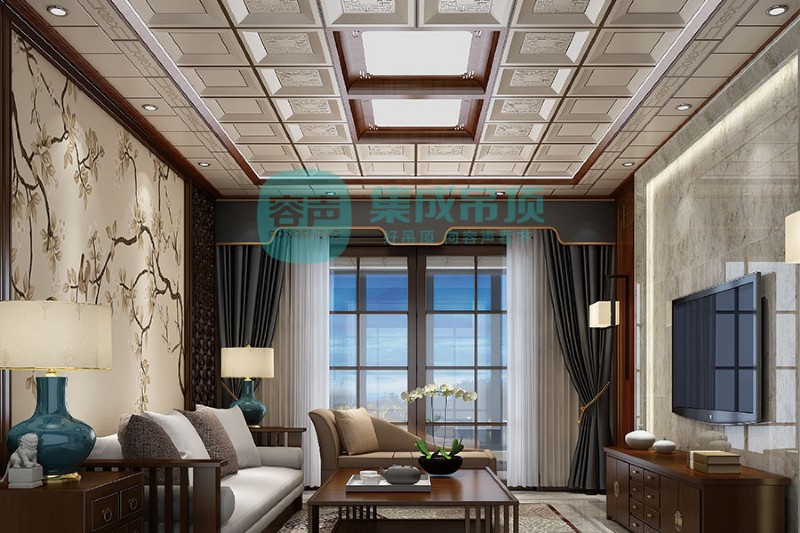 容聲集成吊頂新中式效果圖
