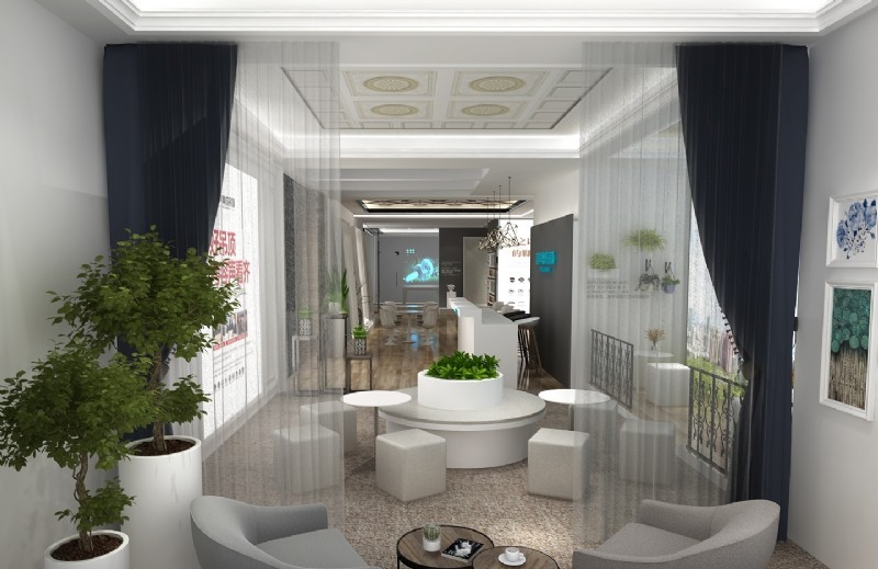 容聲集成吊頂北京展展館內(nèi)部