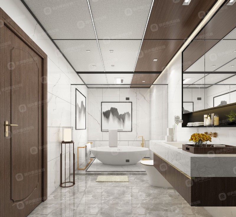 容聲集成吊頂無(wú)膠大板效果圖